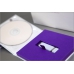 Коробочка Белая/комби  под USB-флеш и CD/DVD диск 