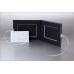 Коробочка для  флешки-визитки Черная  с возможностью тиснения