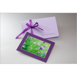 Дизайнерский подарочный сертификат Фиолет