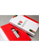 Коробочка-книжечка Принт/комби ламинированная для USB флеш