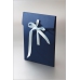 Дизайнерский конверт для фотографий синий 16х23 см