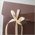 Дизайнерский конверт для фотографий коричневый 16х23 см