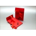 Дизайнерский конверт для фотографий красный 16х23 см