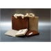 Дизайнерский подарочный пакет малый 21х17 см - цвет капучино